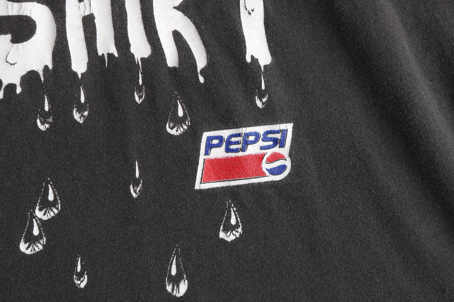 Pepsi Wet Shirt Black Graphic T-shirt