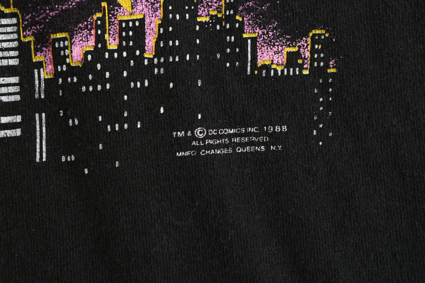 Vintage Batman Black Graphic T-shirt