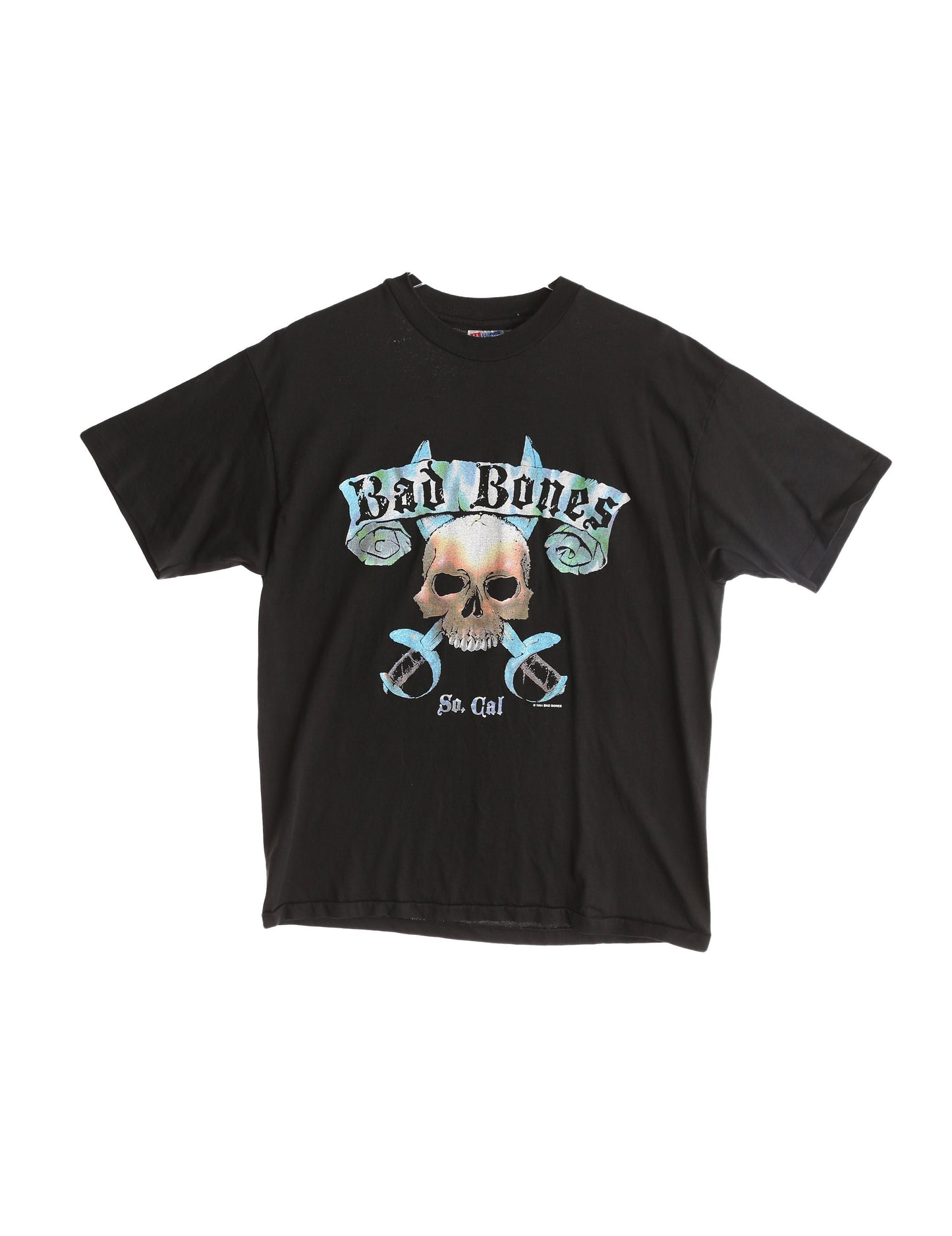 Bad Bones So Cal Black Graphic T-shirt
