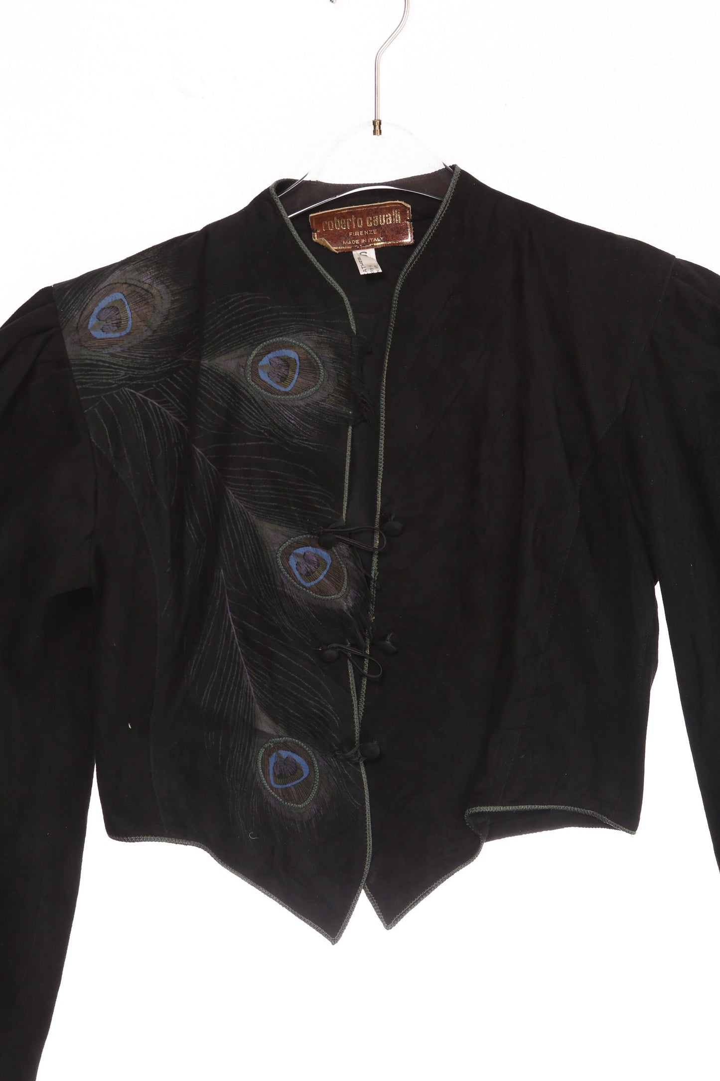 Vintage Women Black Suede Jacket