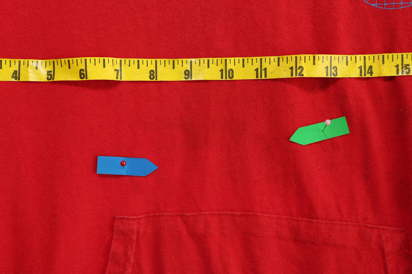 Vintage Ocean Pacific Red Short Sleeve Hoodie