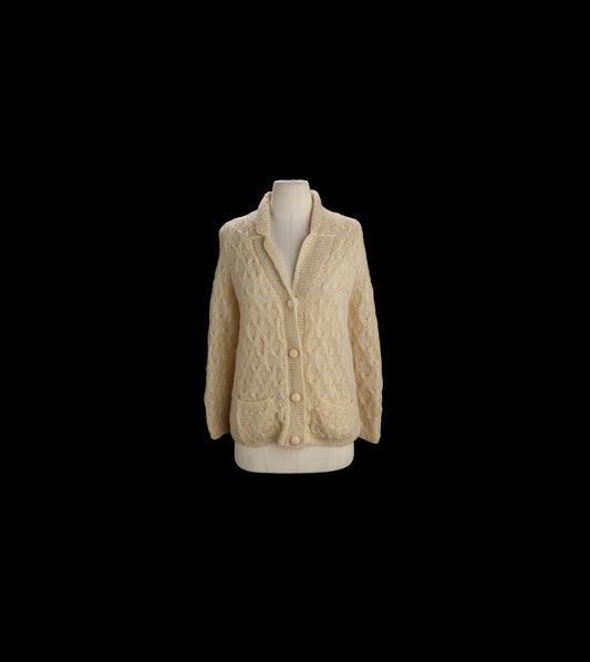 Vintage Women Knitted Cardigan Sweater