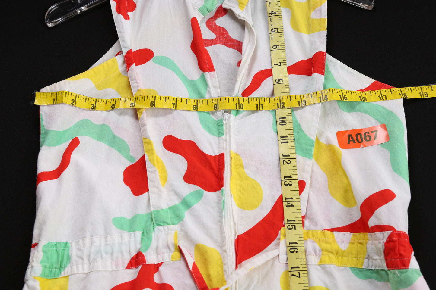 1980s-90s Women White Colored Camo Jumpsuit