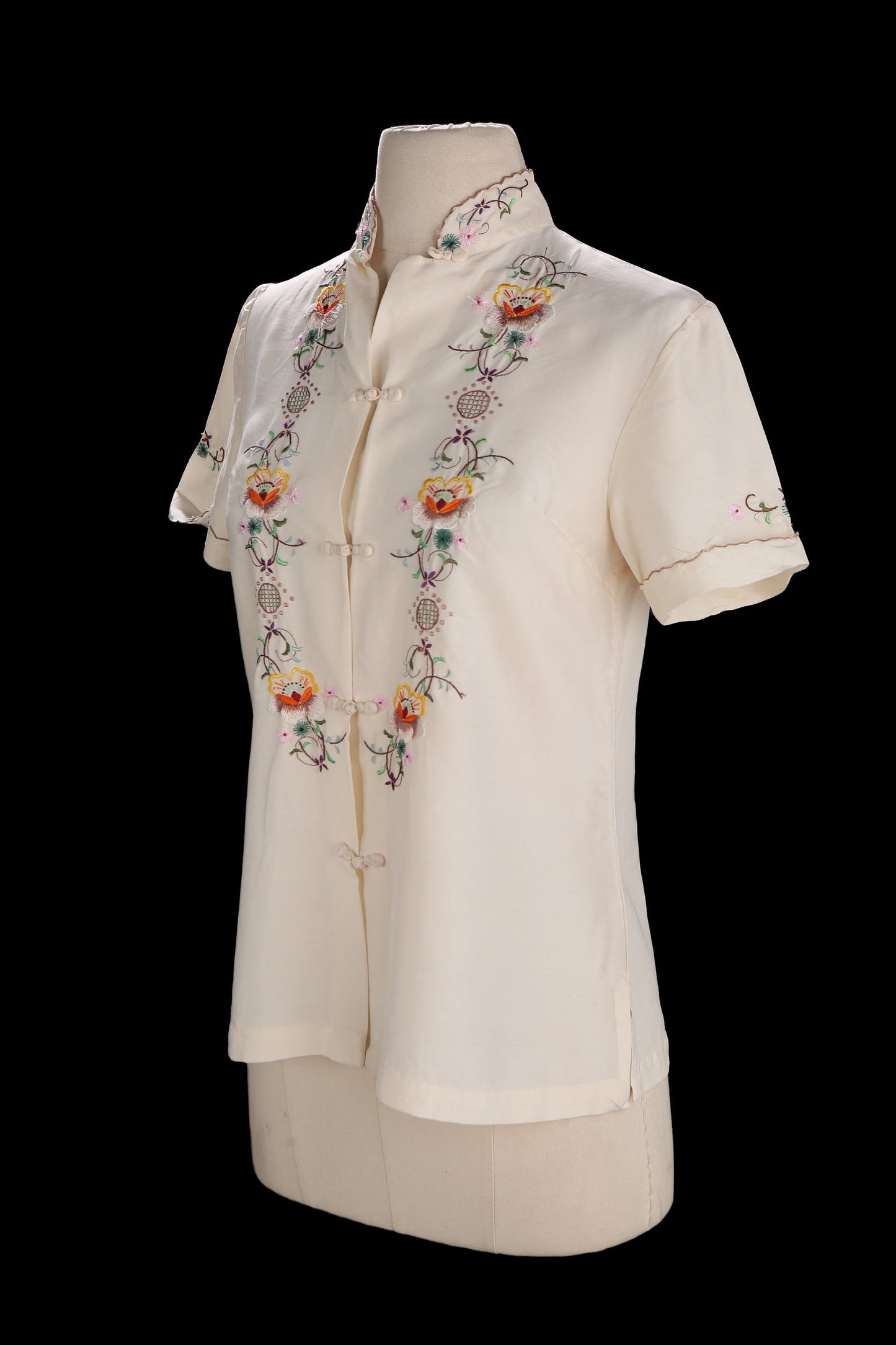 Vintage Chinese Embroidered Blouse