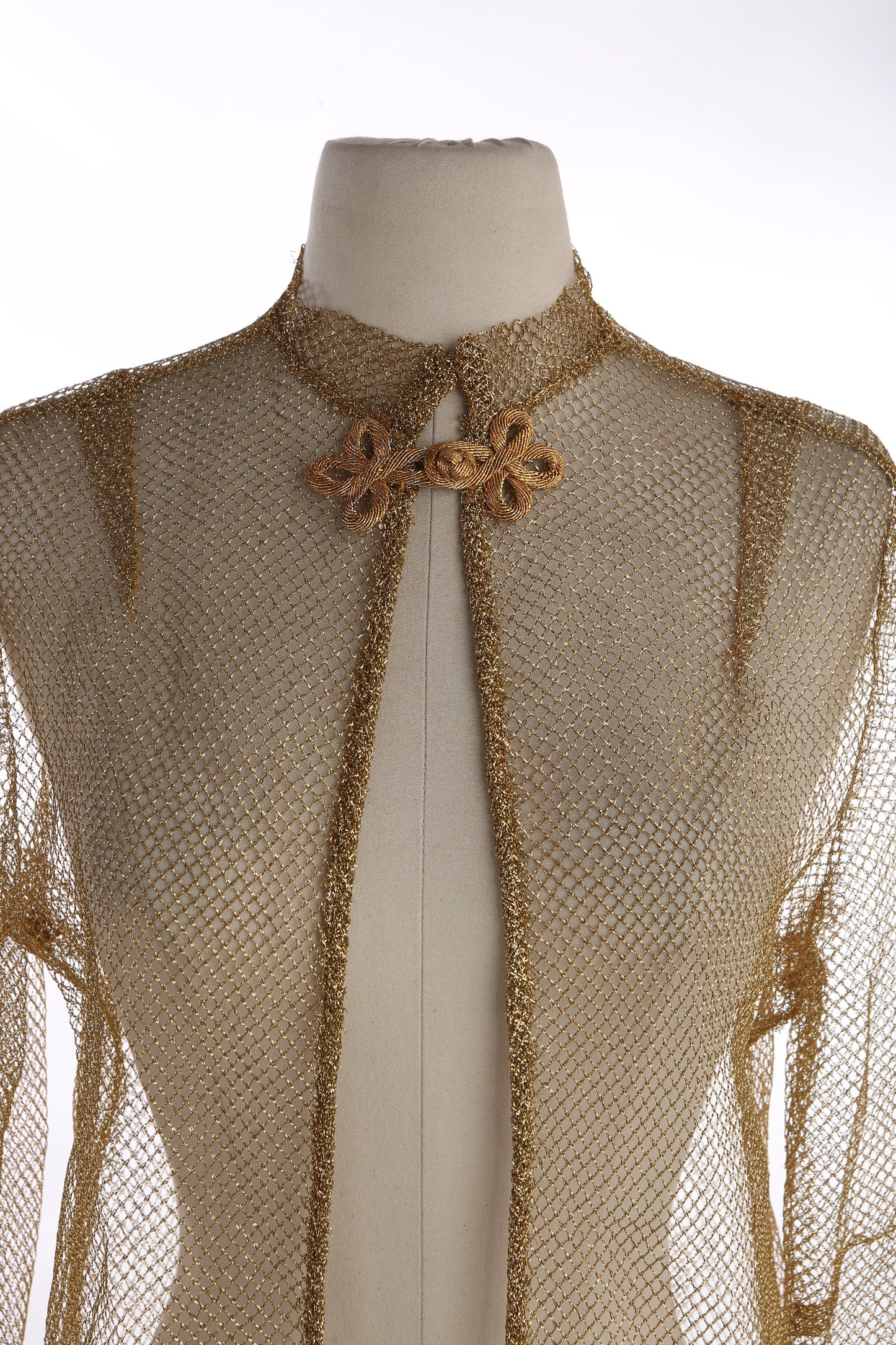 Vintage Women's Metallic Gold Robe