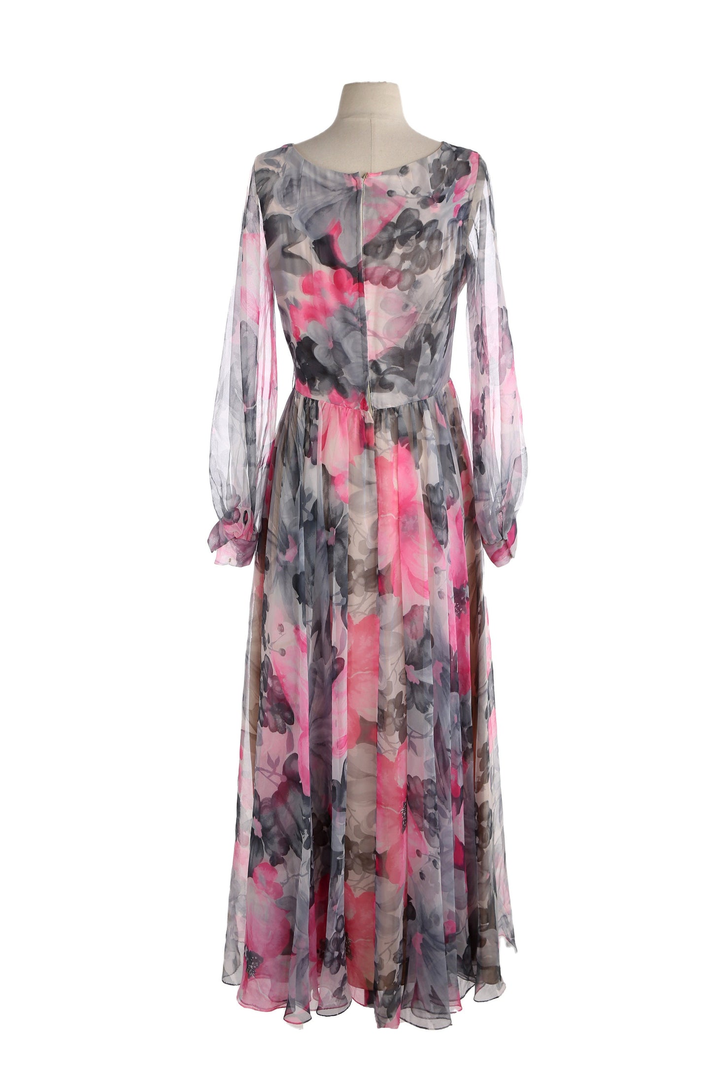 1970s Women Floral Print Casual Dress by Jack Bryan Designed by Dupuis