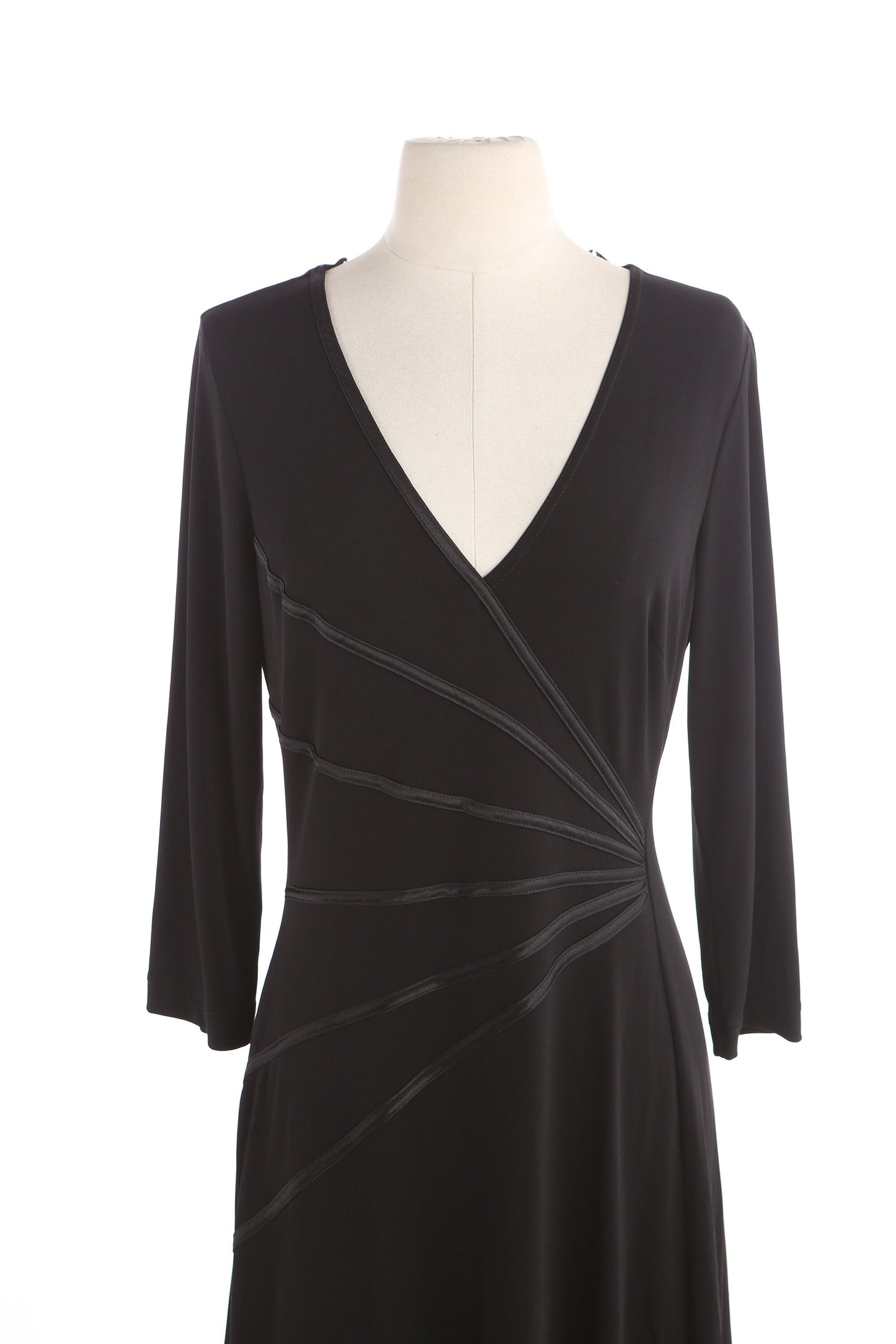 Vintage Women Black Velvet Slip Dress by Connected Apparel