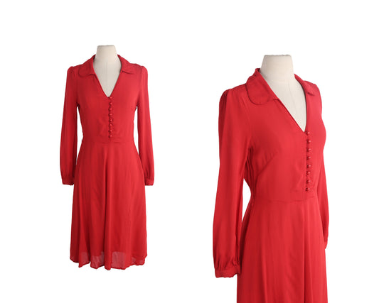 Vintage Red Casual Dress by The Seamstress