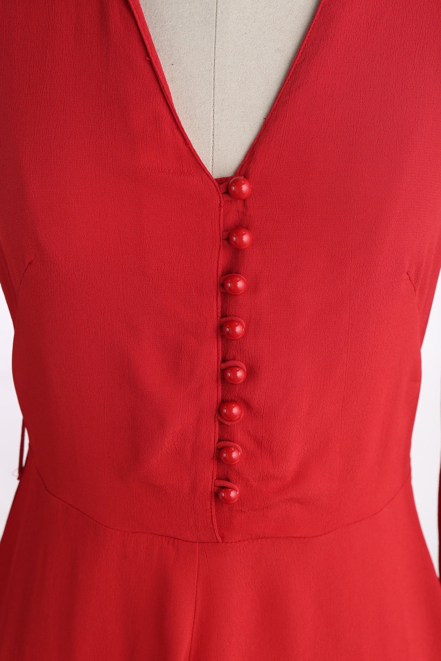 Vintage Red Casual Dress by The Seamstress