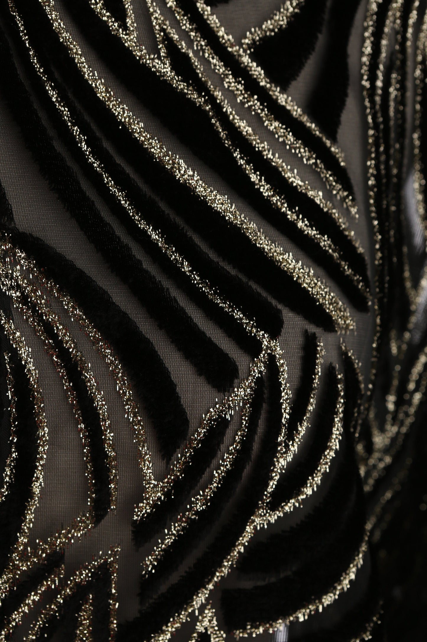 90s Women Metallic Poly evening Blouse