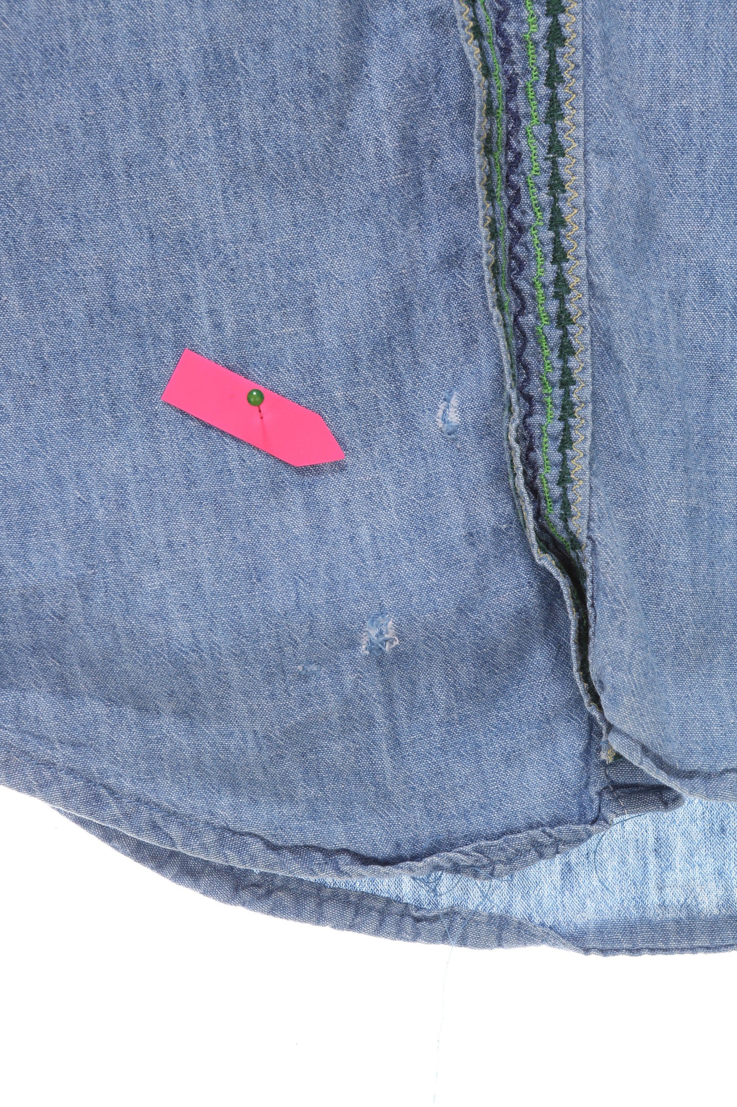 Vintage Men's Big Mac Blue Button Up Shirt