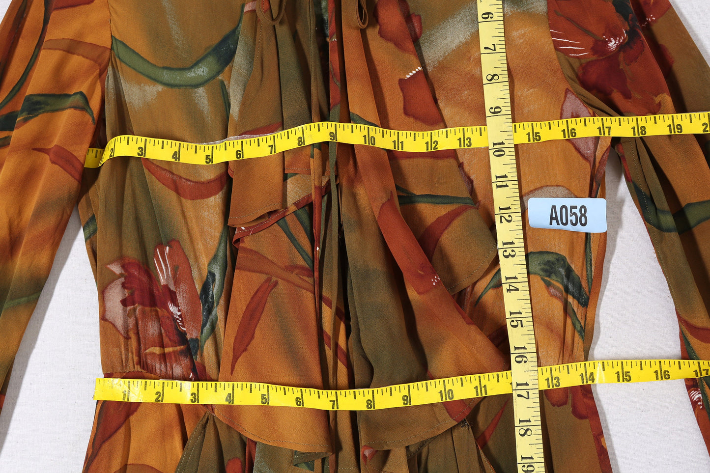 90s Women Floral Print Rayon Jumpsuit