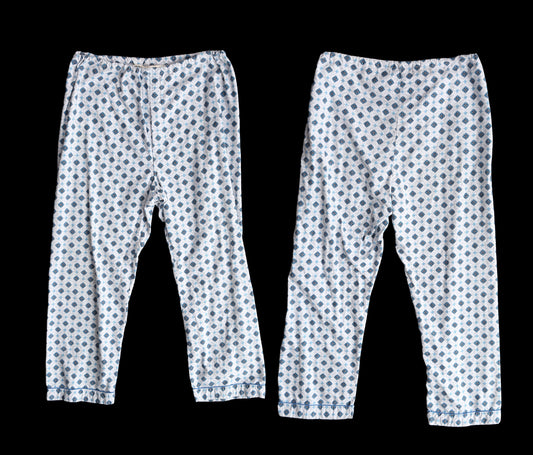 Vintage Men Pajama Pants / Estimated Era 50s - 60s