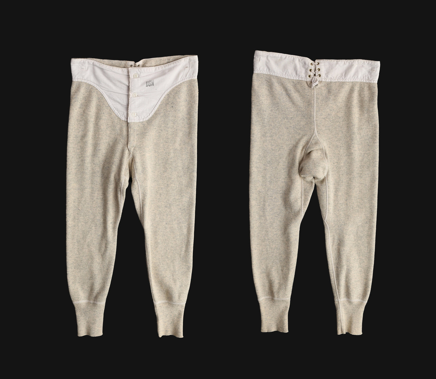 Vintage Gray Military Thermal Pants