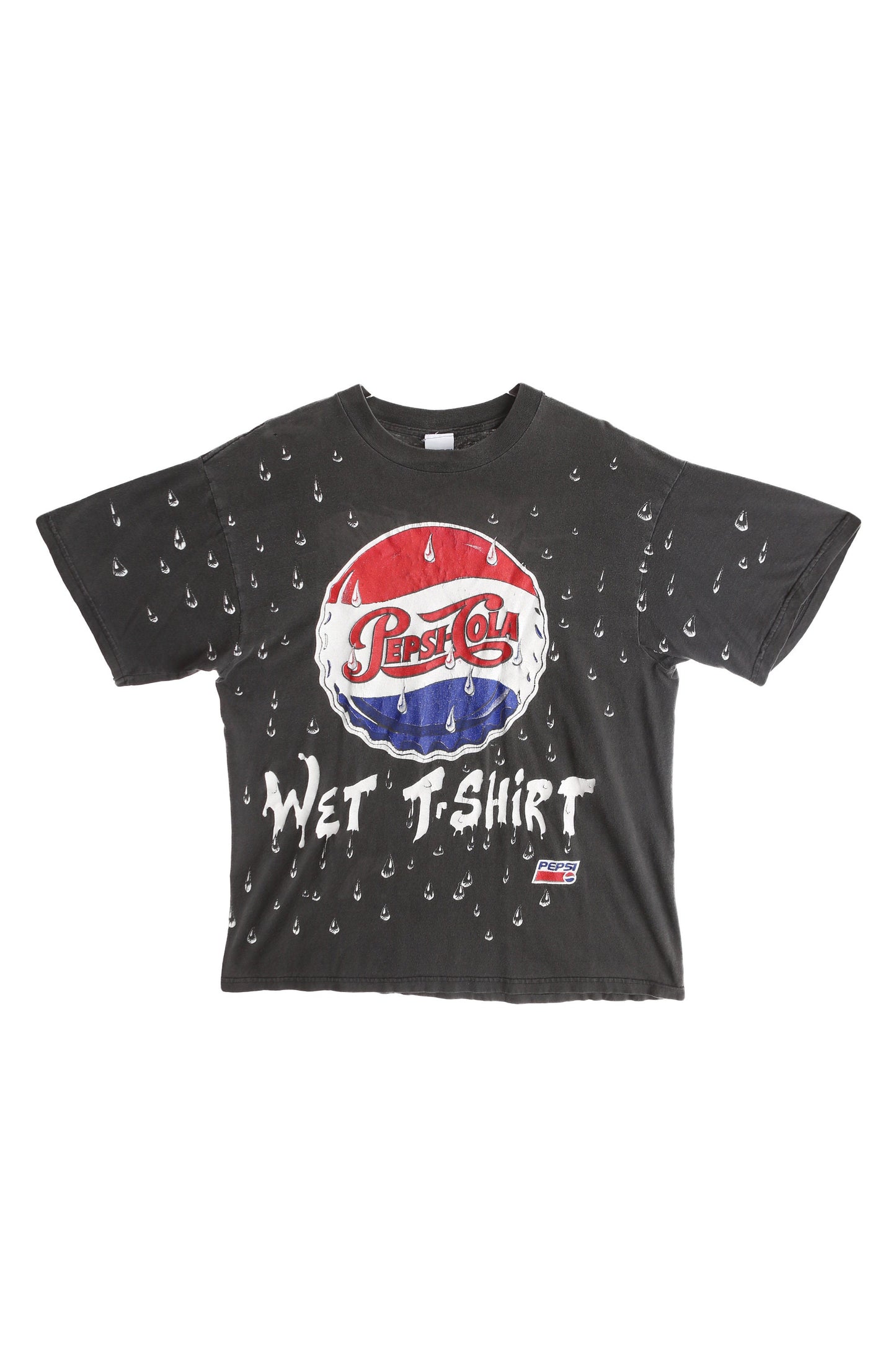 Pepsi Wet Shirt Black Graphic T-shirt