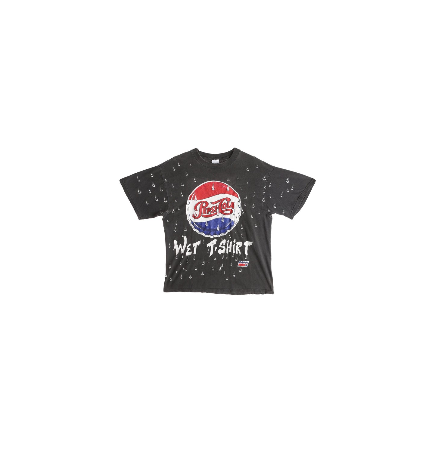 Pepsi Wet Shirt Black Graphic T-shirt
