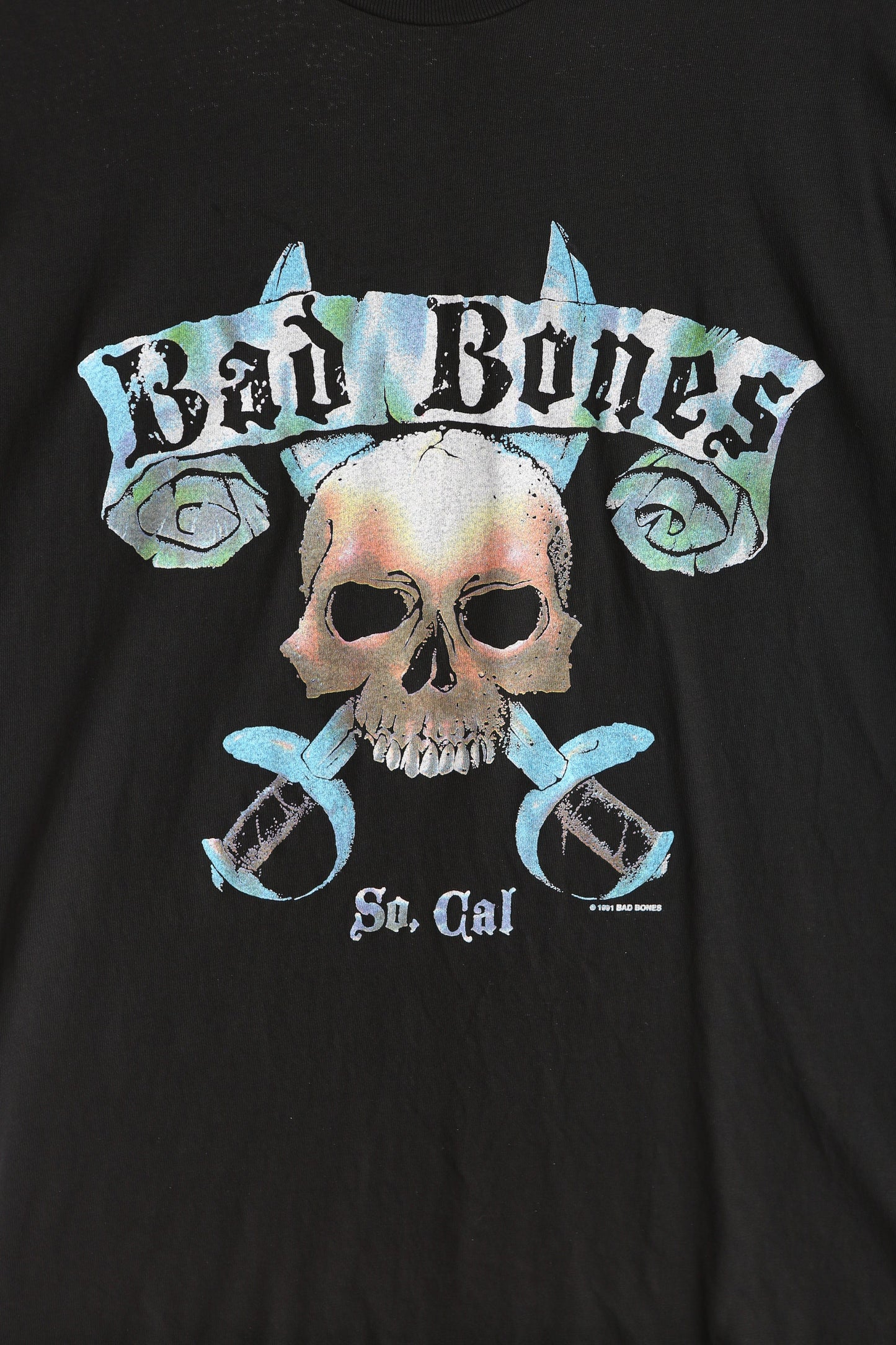 Bad Bones So Cal Black Graphic T-shirt