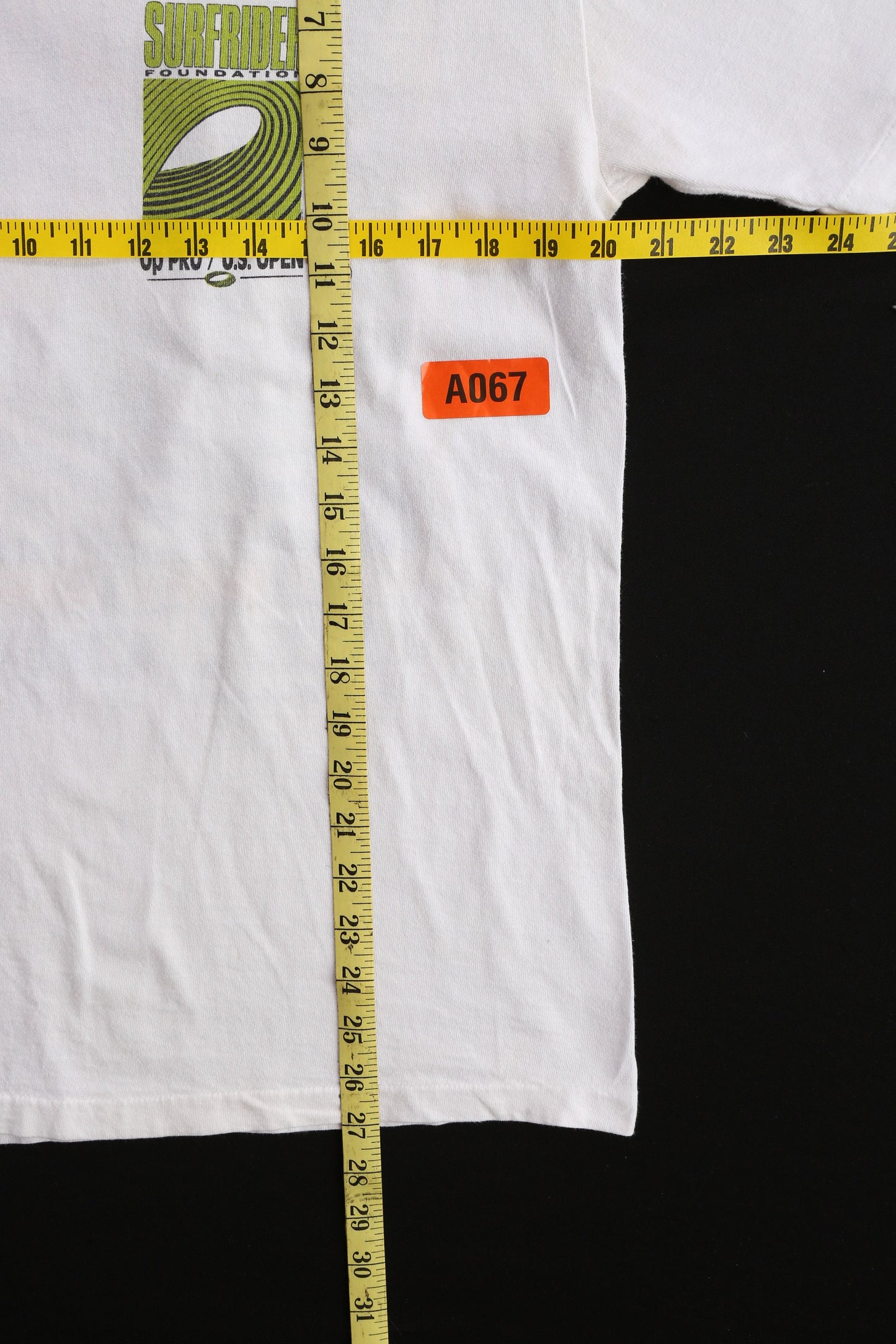 Vintage Op Pro US Open 1994 Surfrider Foundation White Graphic T-shirt