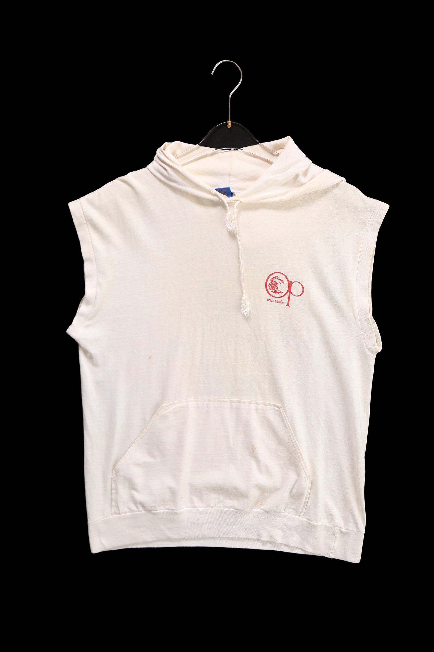 Vintage Ocean Pacific Sleeveless Hoodie / 1980s