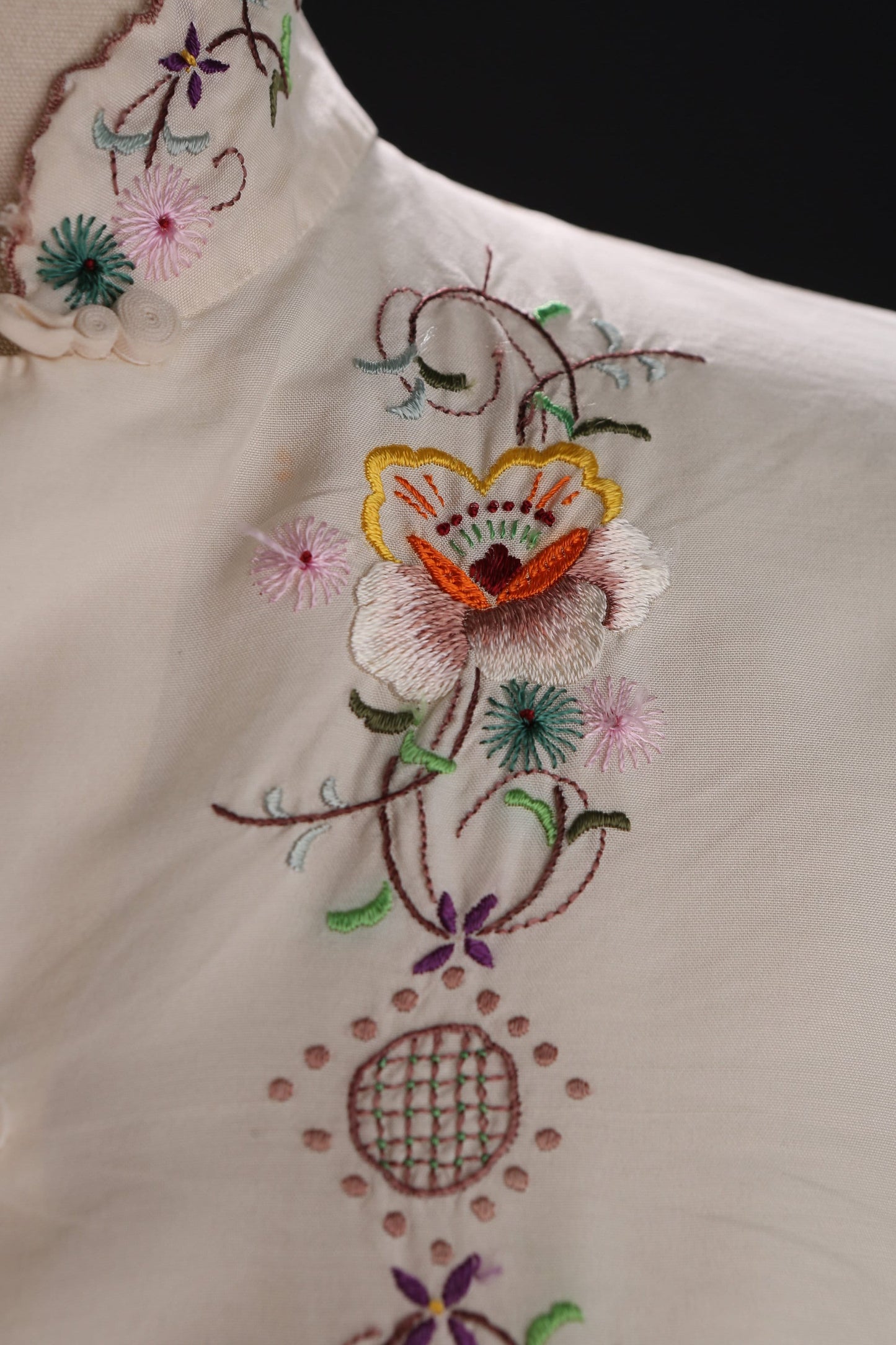 Vintage Chinese Embroidered Blouse