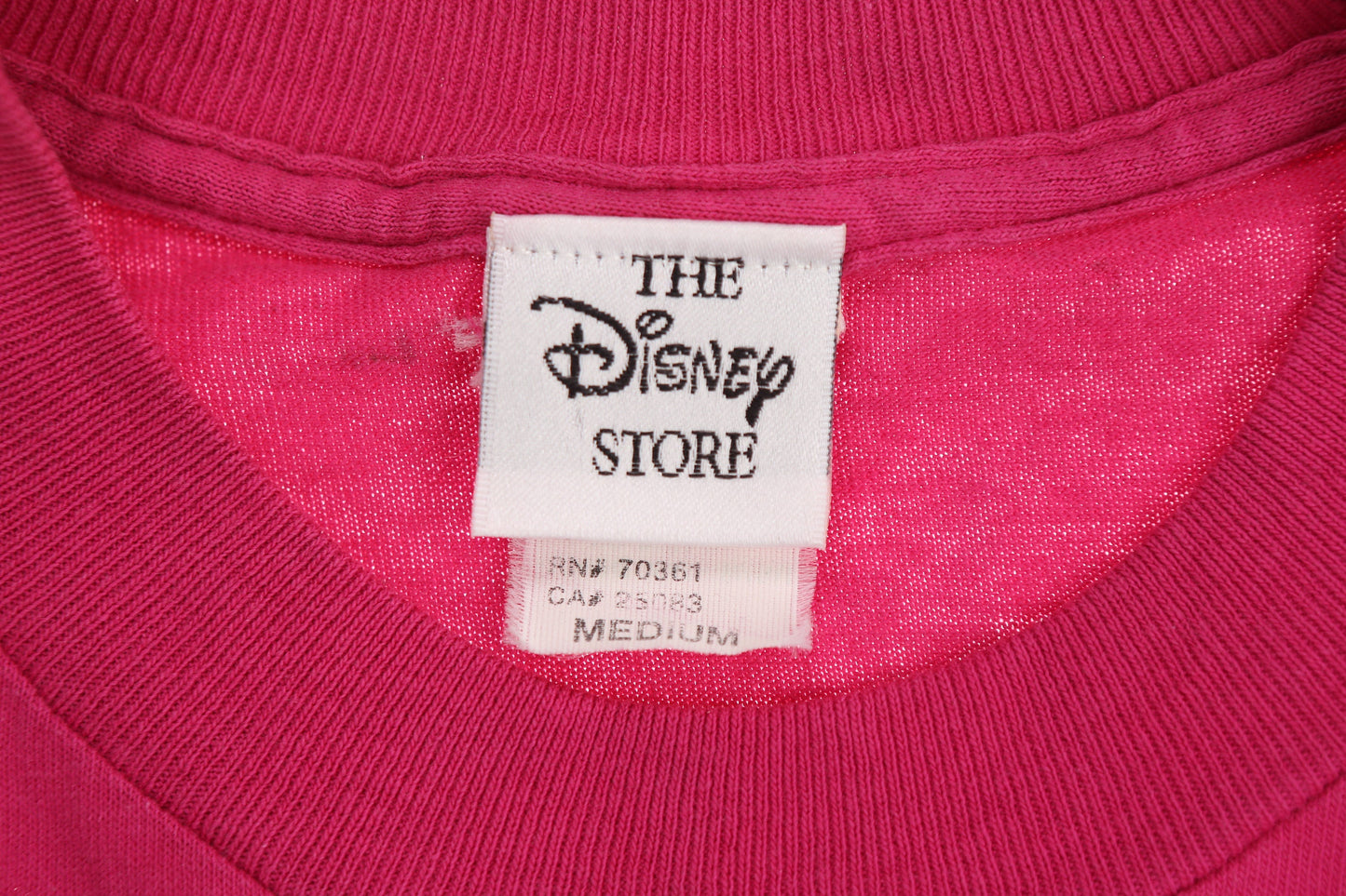 Vintage Pink Minnie Mouse Embroidered T-shirt