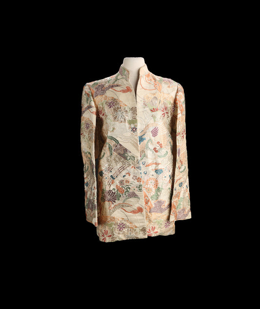 Vintage Women's Brocade Jacket by Shiga and Co - Made in Kyoto Japan