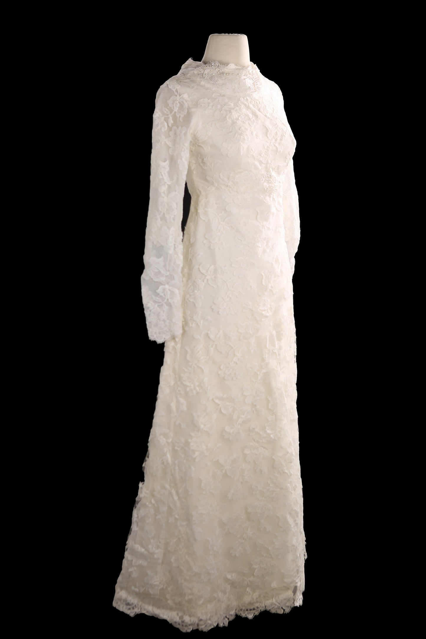 Vintage White Wedding Dress by Edythe Vincent for Alfred Angelo