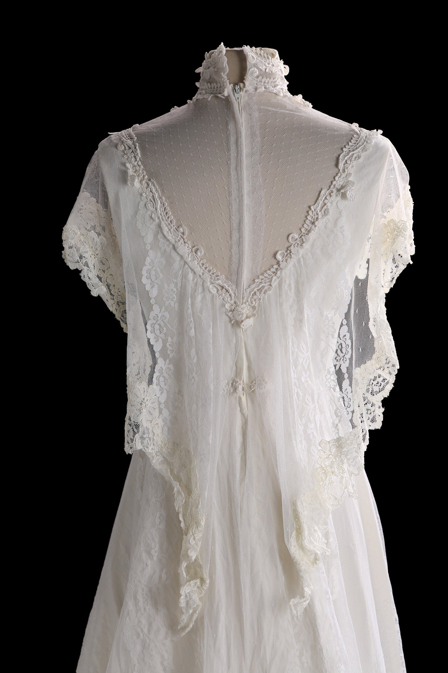 Vintage Women's White Long Wedding Dress