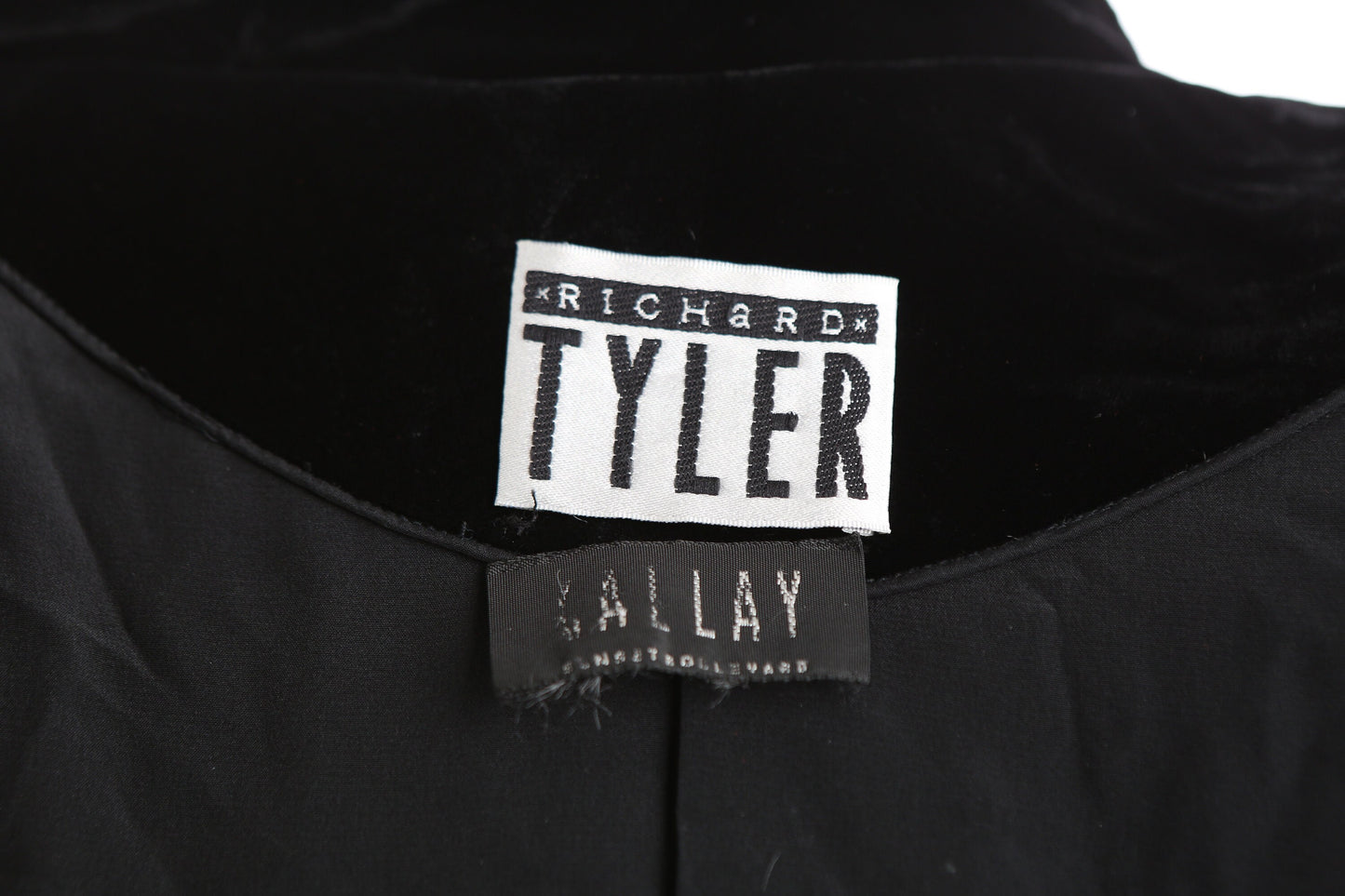 90s Women Black Velour Casual Jumpsuit