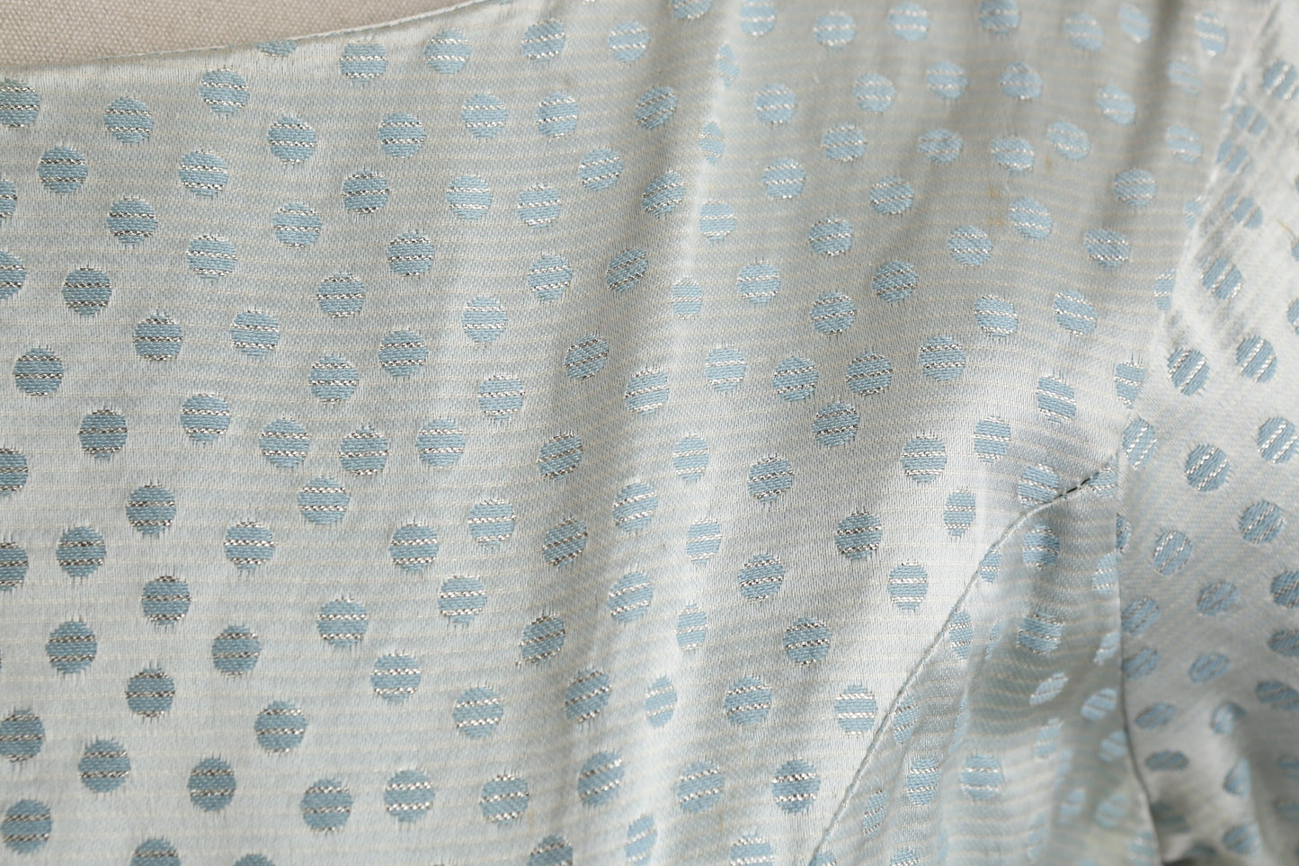 50s Women Polka Dot Casual Dress by Leslie Fay