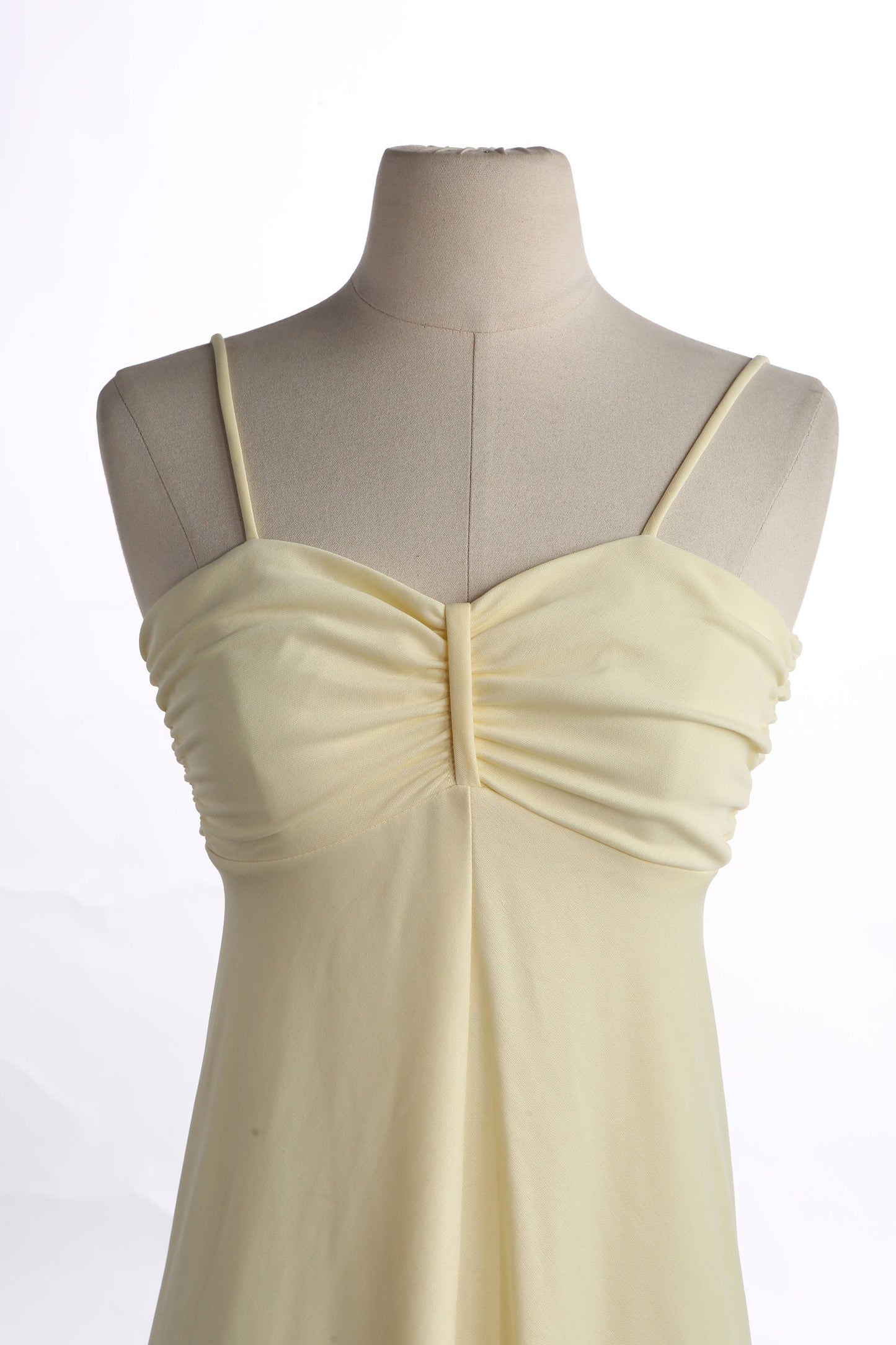 70s Yellow Casual Dress