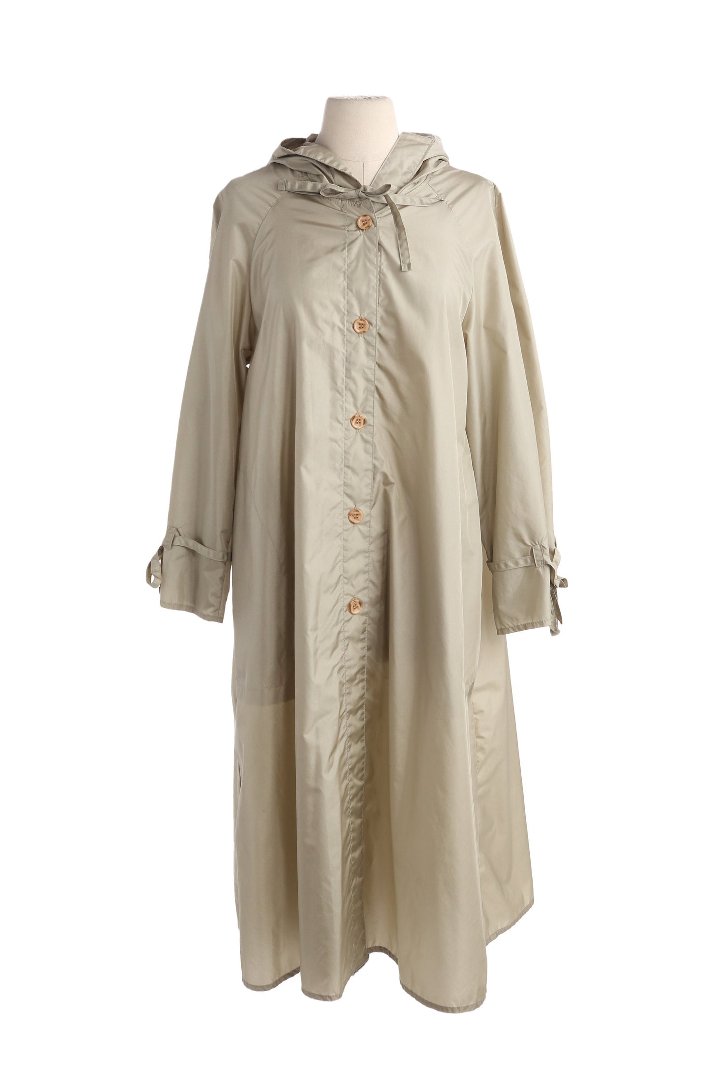 Vintage Women Nylon Trench Coat