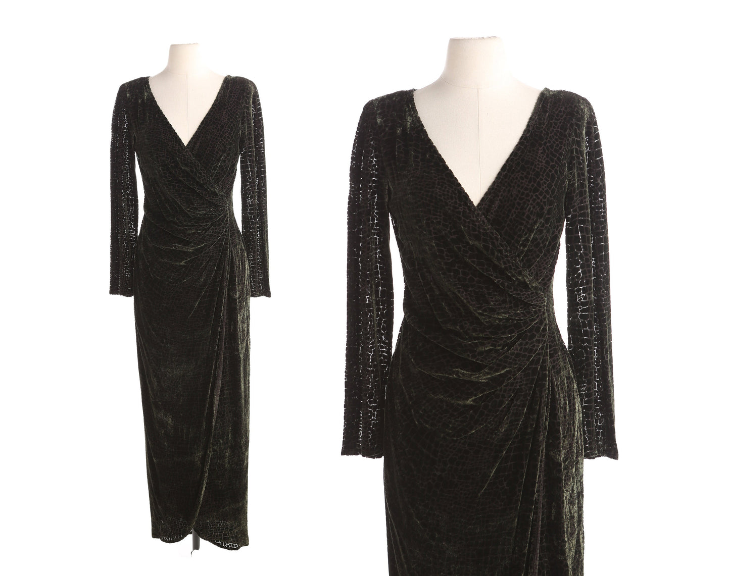 90s Women Black Evening Dress by TADASHI