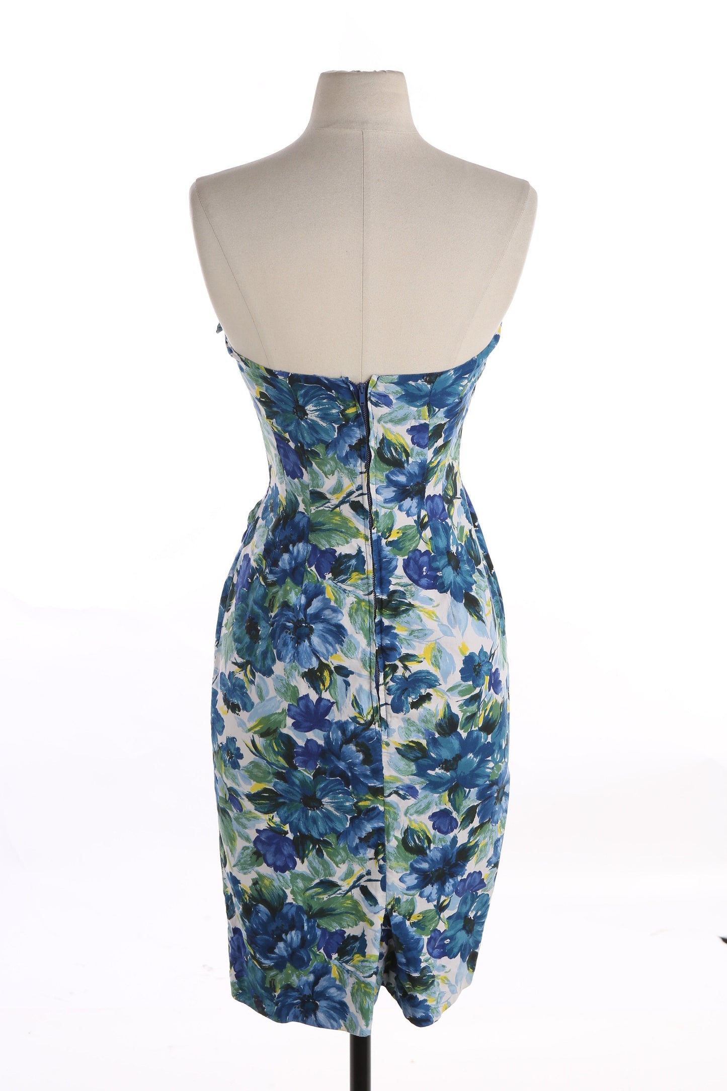 Vintage Women Sleeveless Floral Print Casual Dress / Era: 80s - 90s