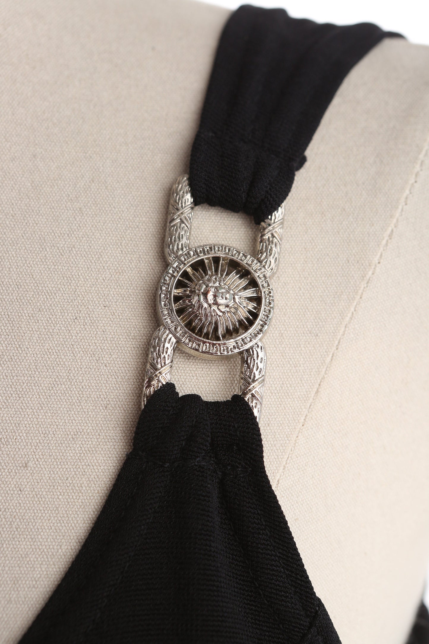 90s Women Black Evening Dress