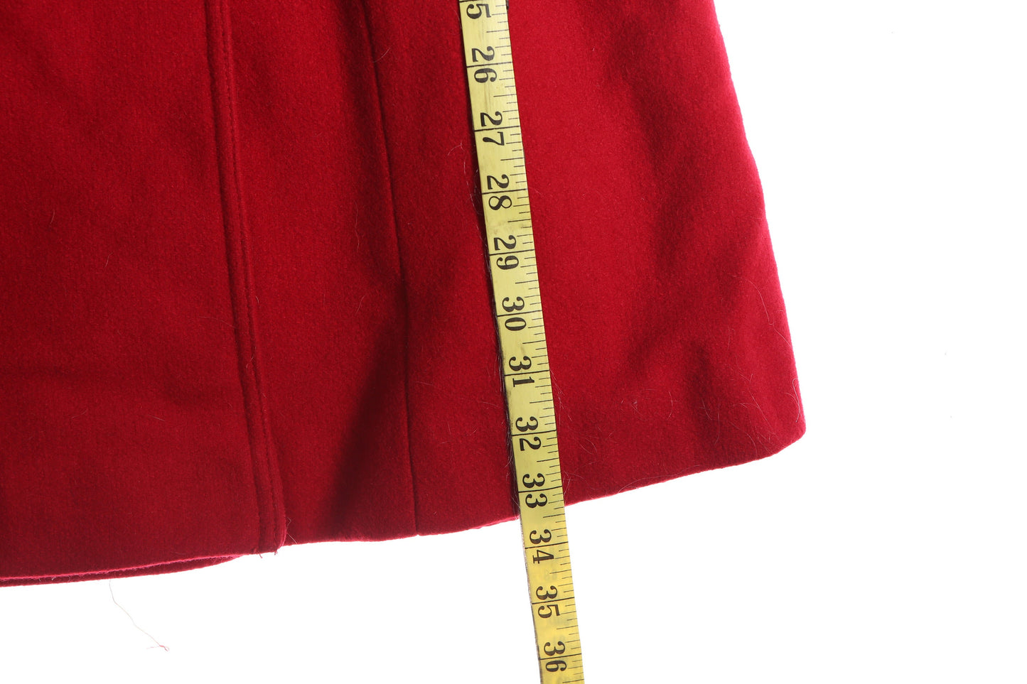 Vintage Women's Red Trench Coat by Susan Lynn