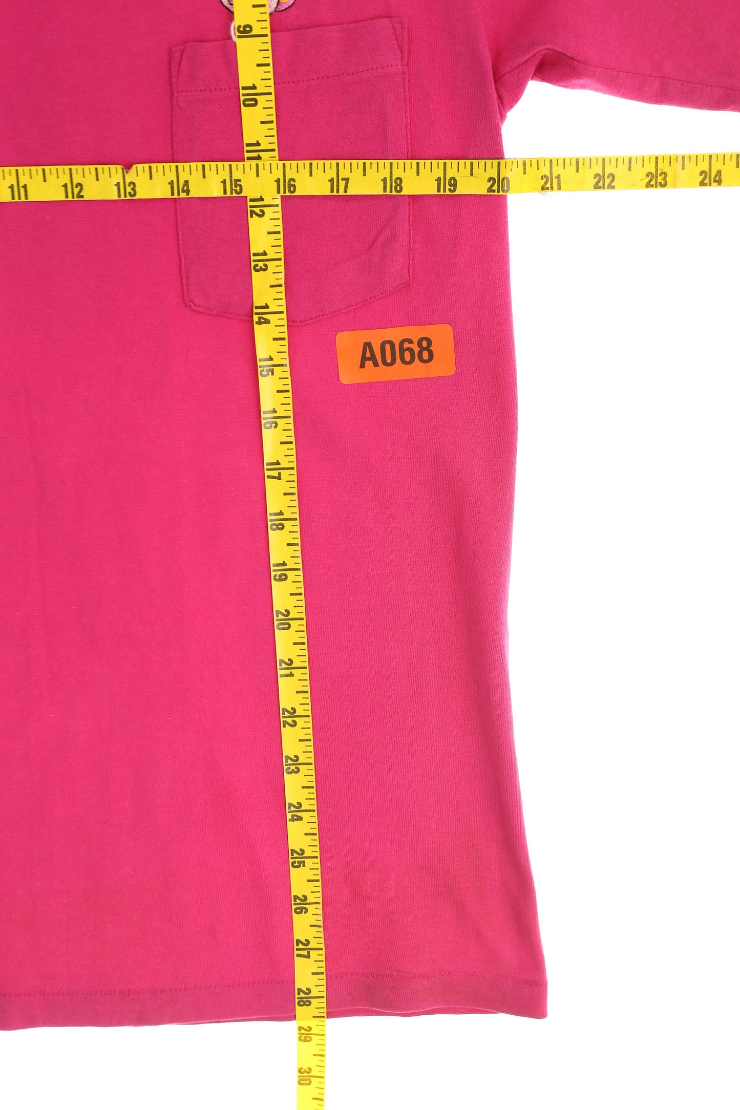 Vintage Pink Minnie Mouse Embroidered T-shirt