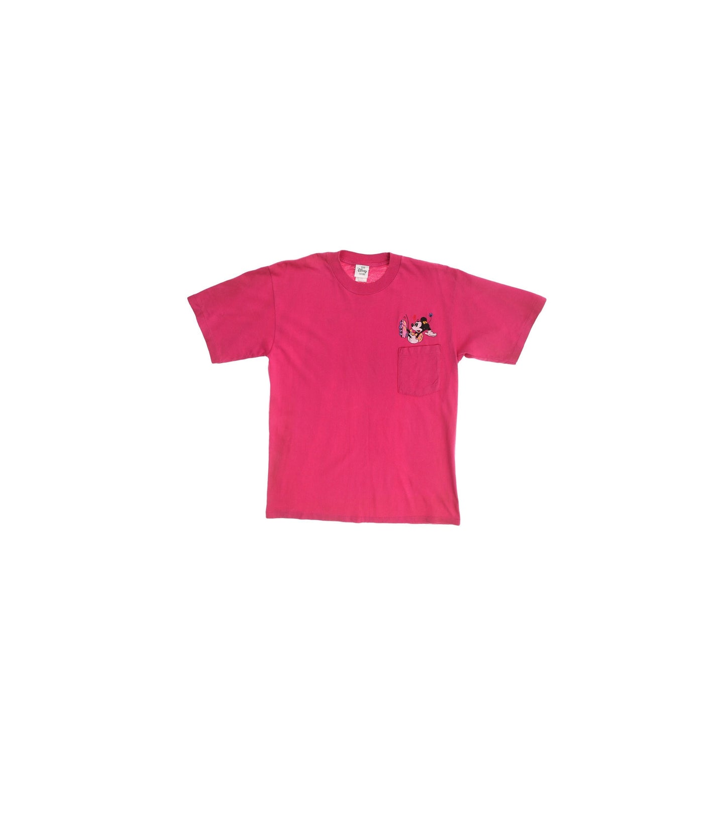 Vintage Pink Minnie Mouse Embroidered T-shirt