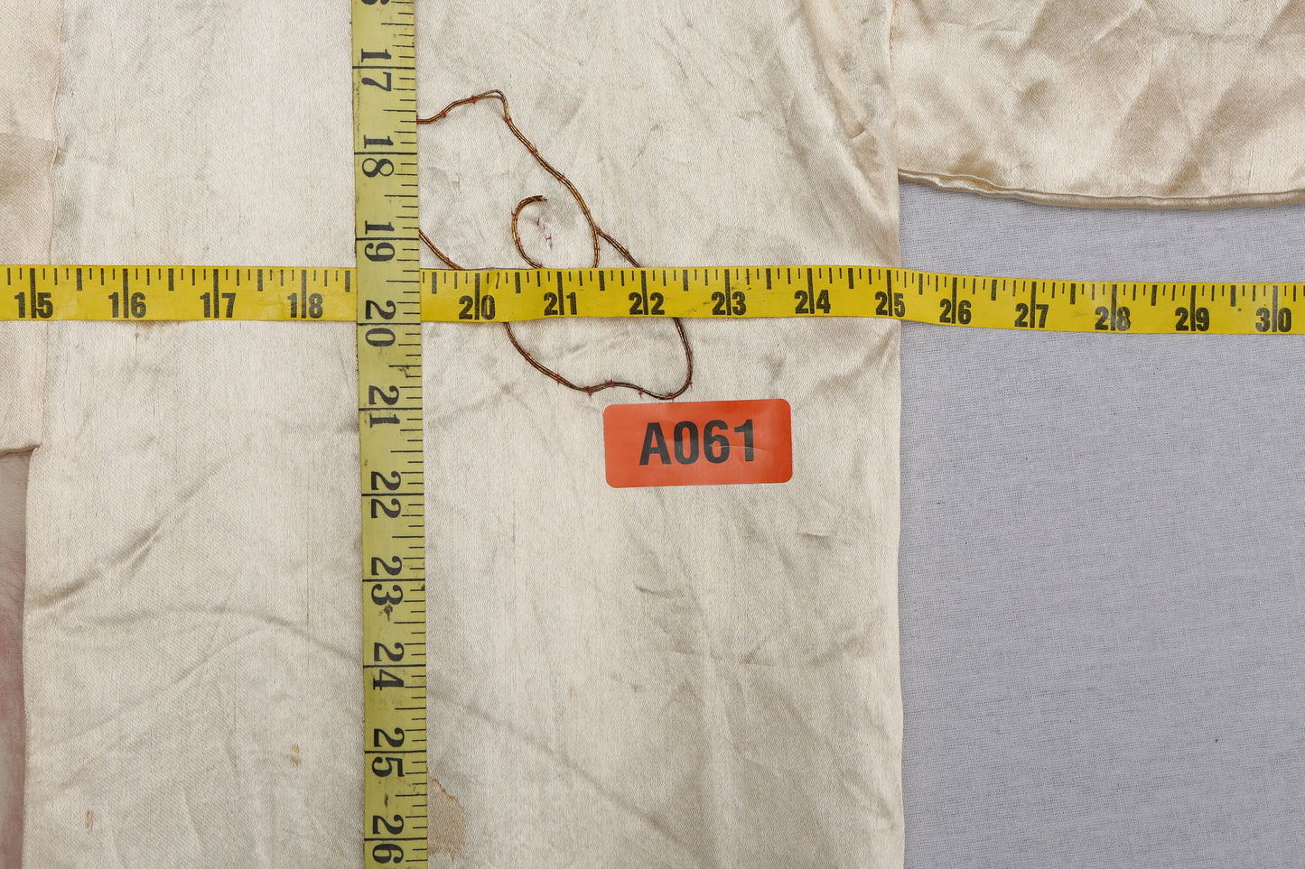 Vintage Robe with Golden Hand Embroidered Dragon