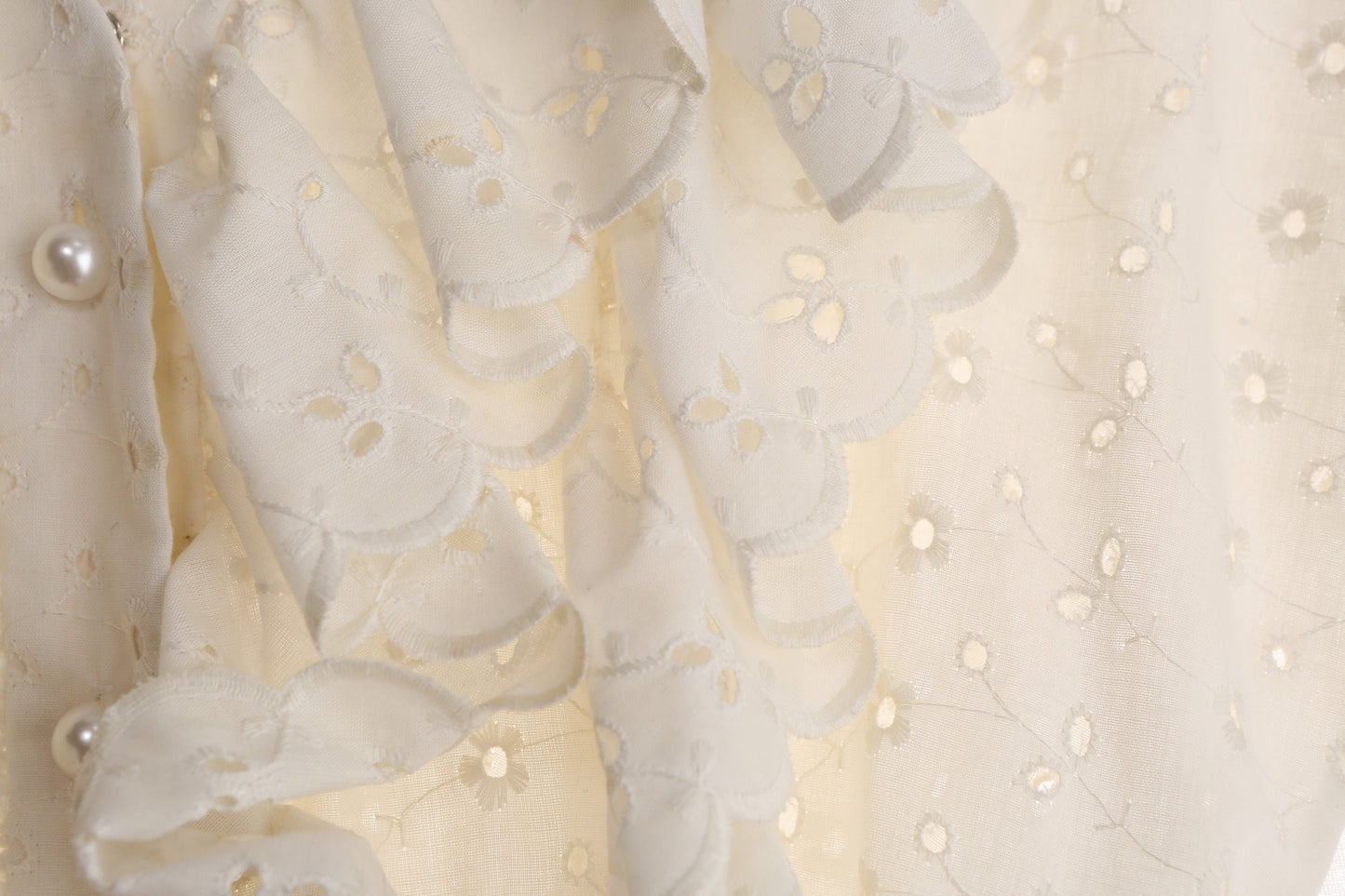 Vintage Women White Polka Dot Ruffle Top Casual Jumpsuit