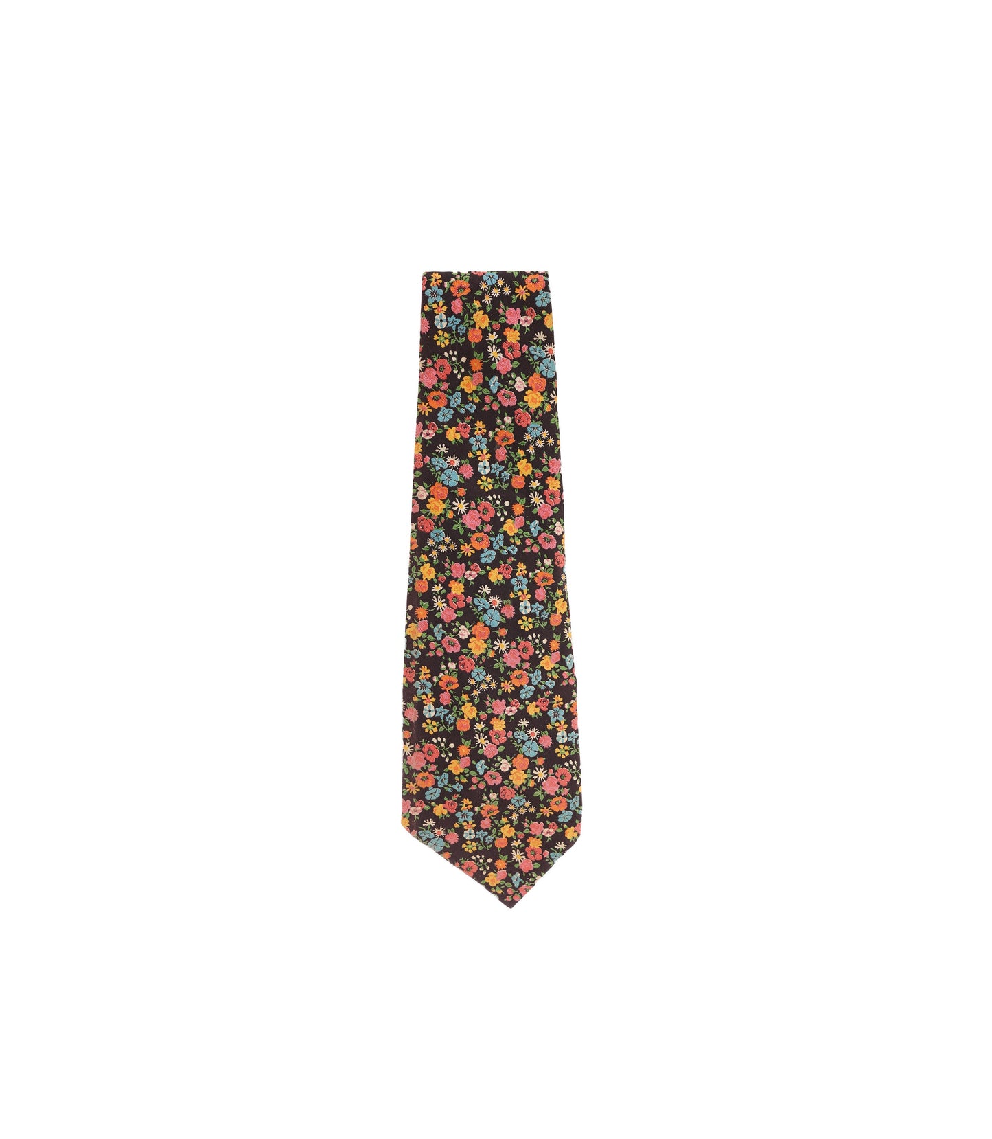 Vintage Floral Print Neck Tie