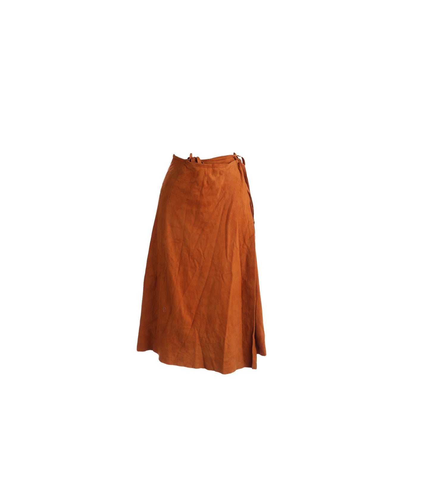 Vintage Brown Suede Skirt by Char and Sher for Seven Beauties