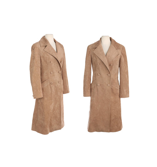Vintage Women's Brown Suede Coat