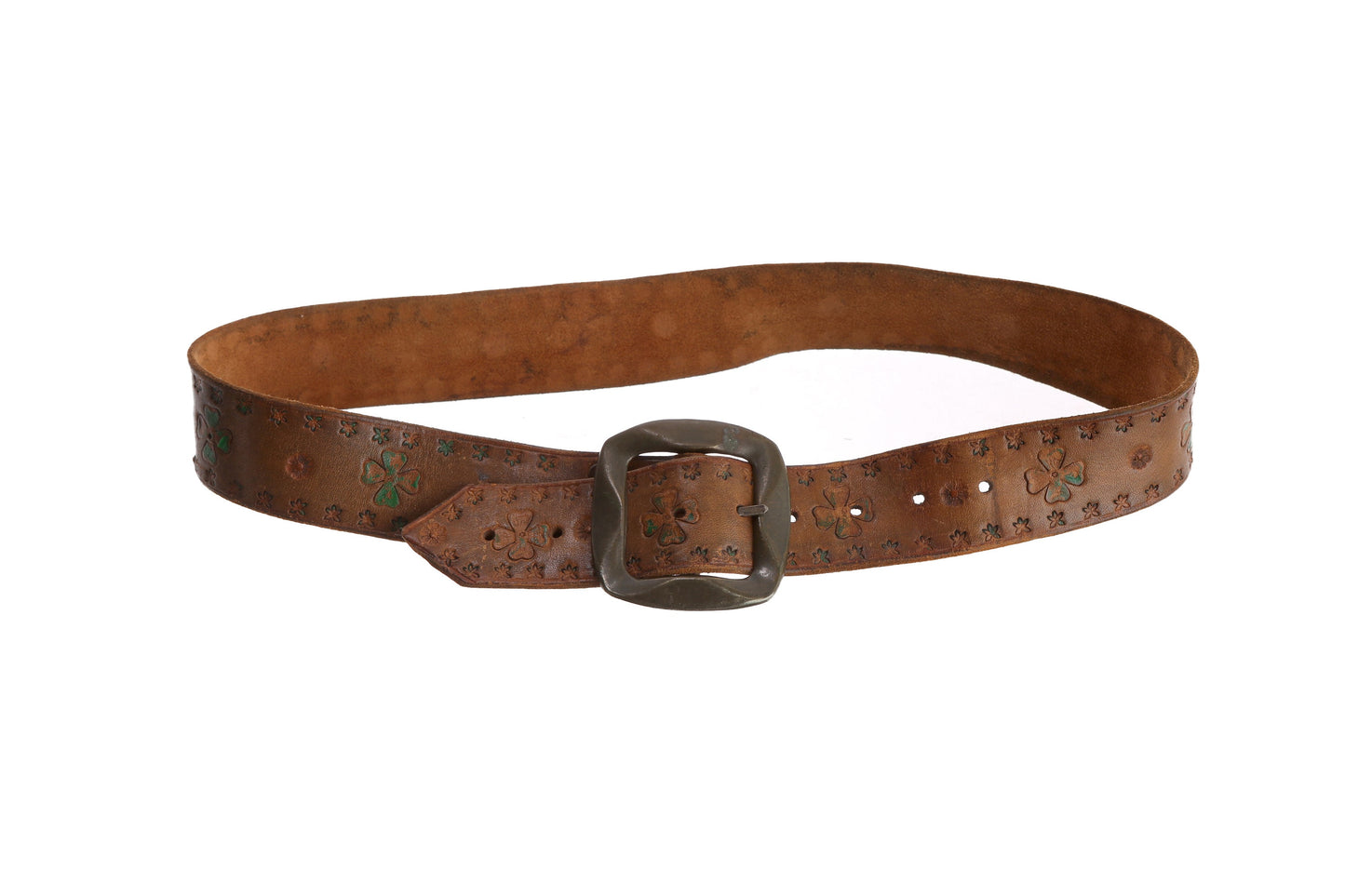 70s Tooled Leather Belt