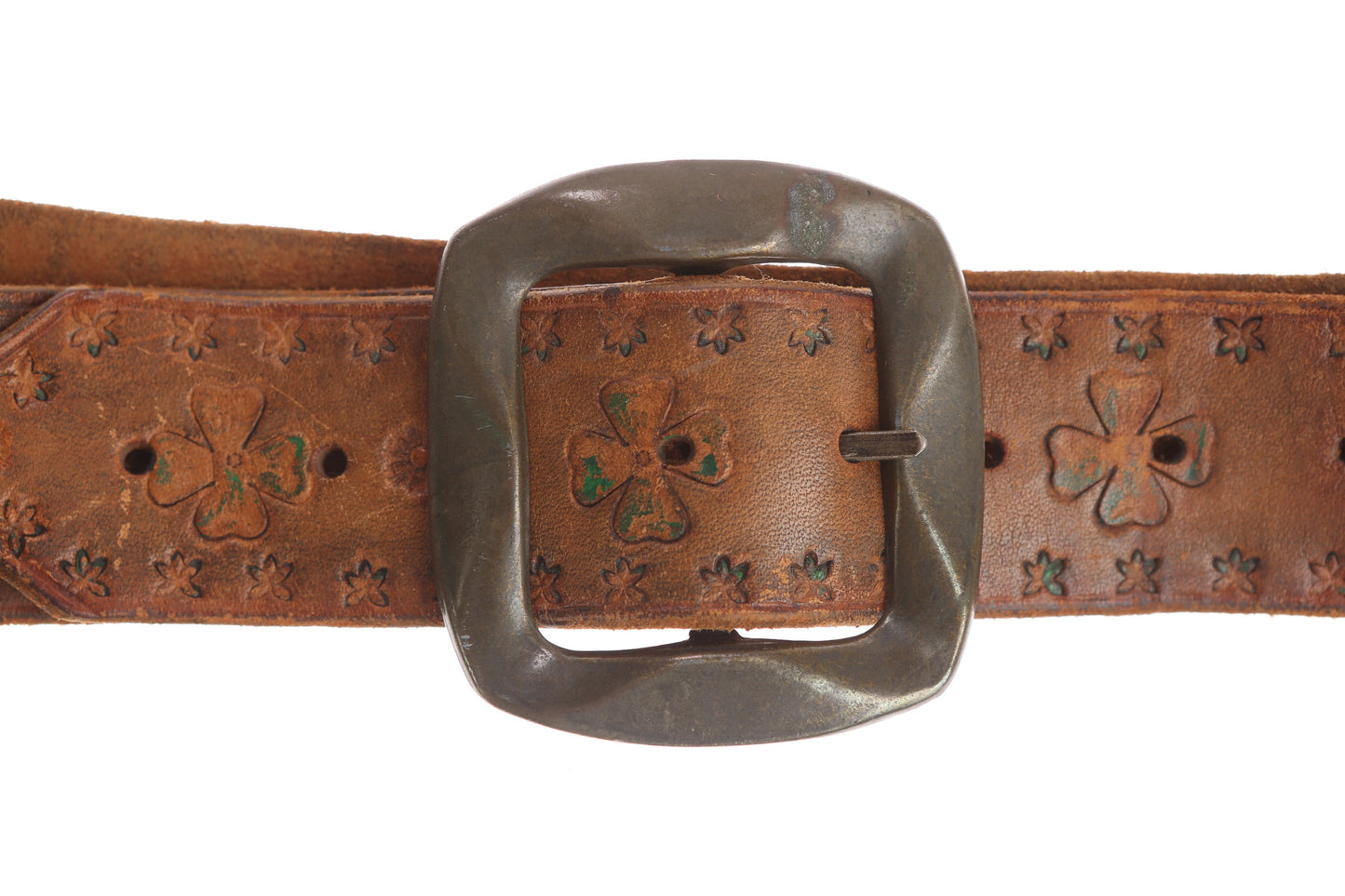 70s Tooled Leather Belt