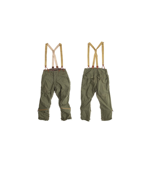 Vintage Military A-9 Type Green Insulated Trousers