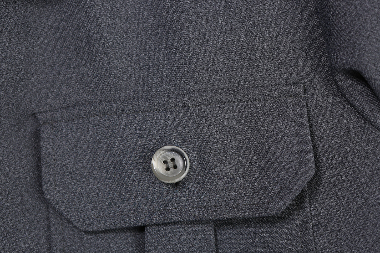 70s Levis Panatela Gray Poly Men's Jacket - Four Pocket