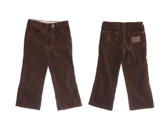 Vintage Kids Brown Corduroy Pants by Toughskins
