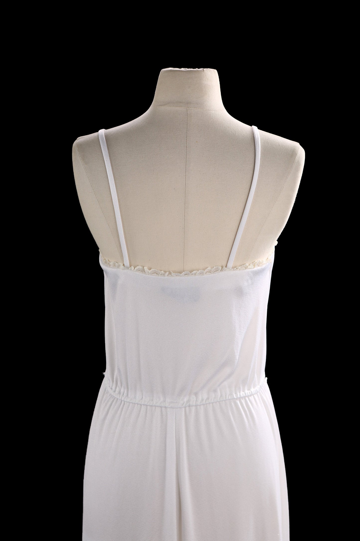 70s Women White Casual/ Summer Dress