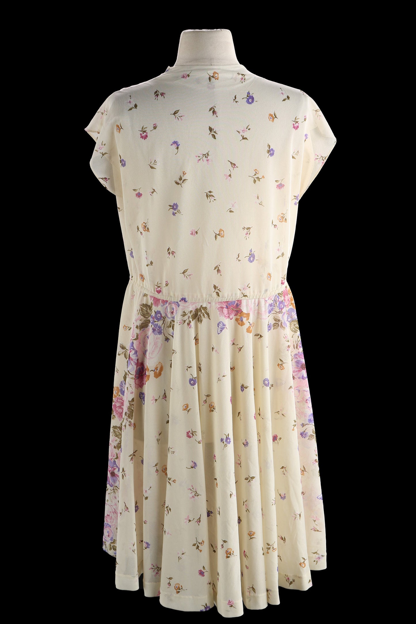 80s Summer Dress with Floral Print